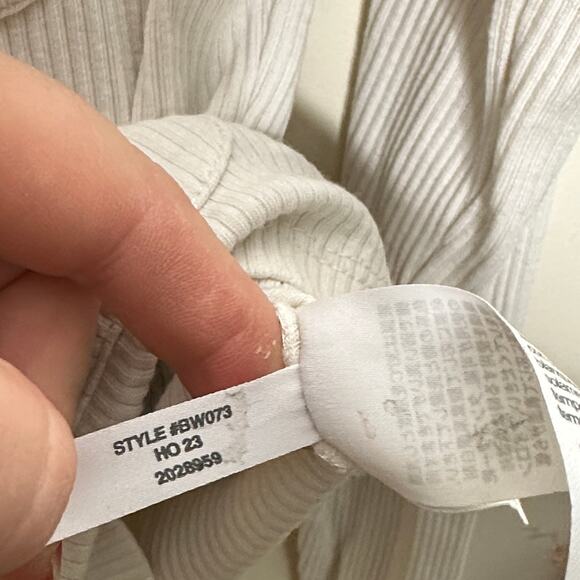 J. CREW Vintage Rib Lady Jacket Long Sleeve Cardigan White Black Sz S {3R4} - Picture 7 of 7